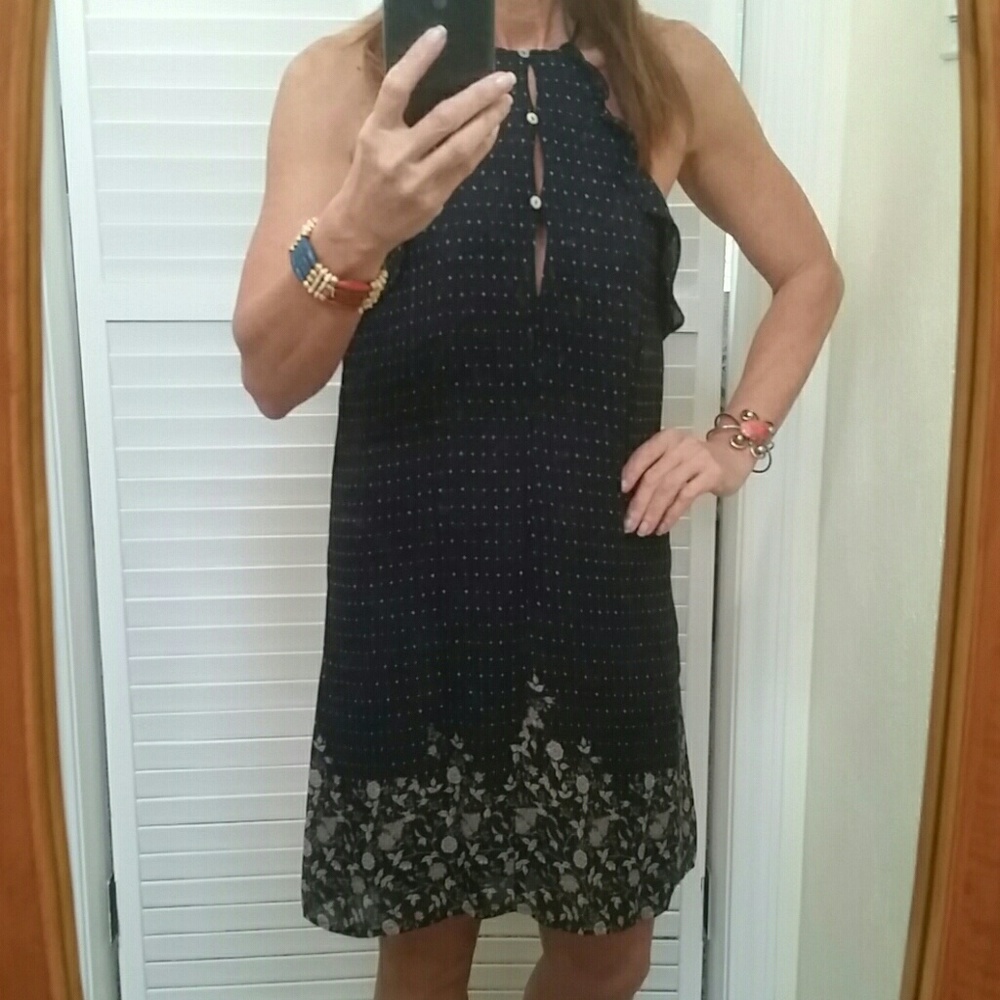 DAISY DAYS RUFFLE HALTER DRESS - Picture 2 of 8